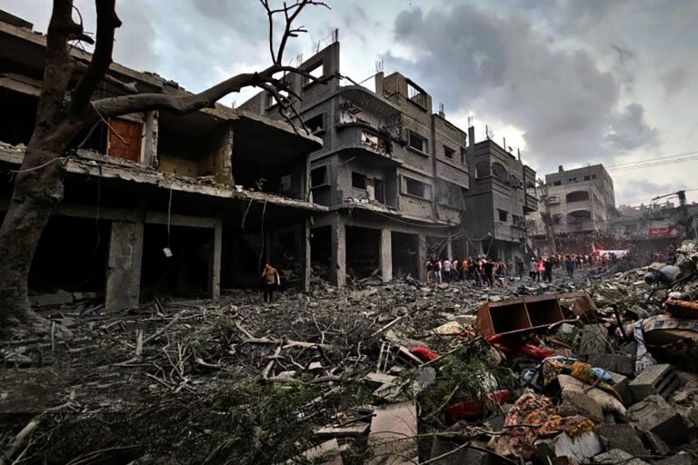 Foto destrucción en Gaza